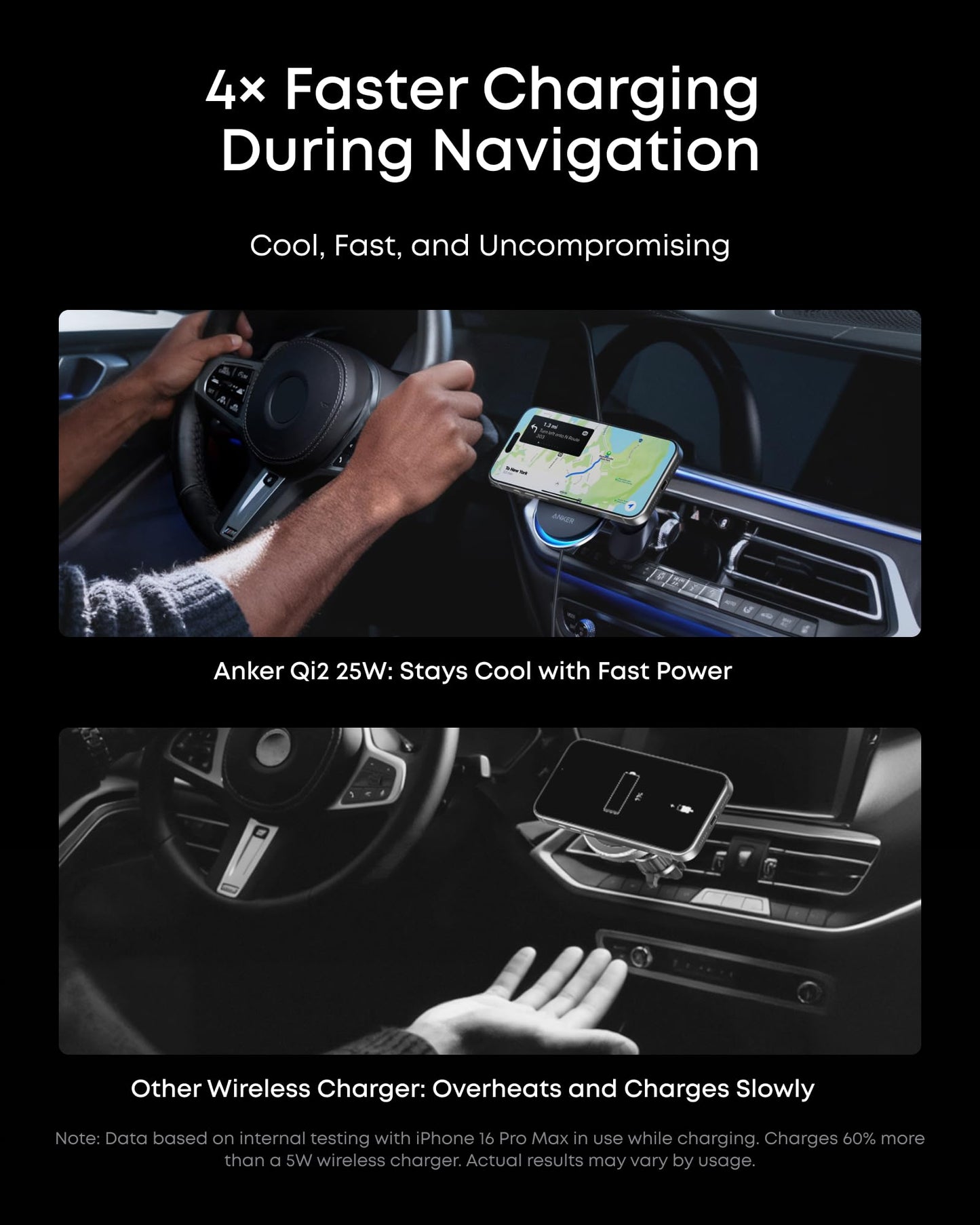 Qi2 25W MagSafe Car Mount Charger