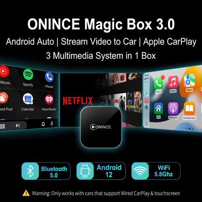 Wireless CarPlay AI Box with Android Auto