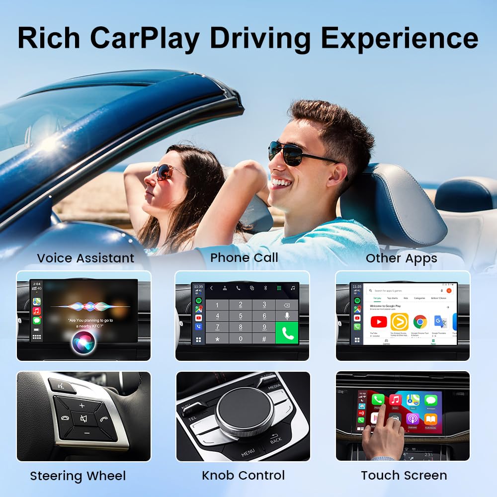 Android 13 Wireless CarPlay AI Box Adapter