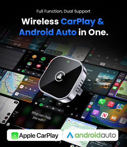 2-in-1 Wireless CarPlay & Android Auto Adapter