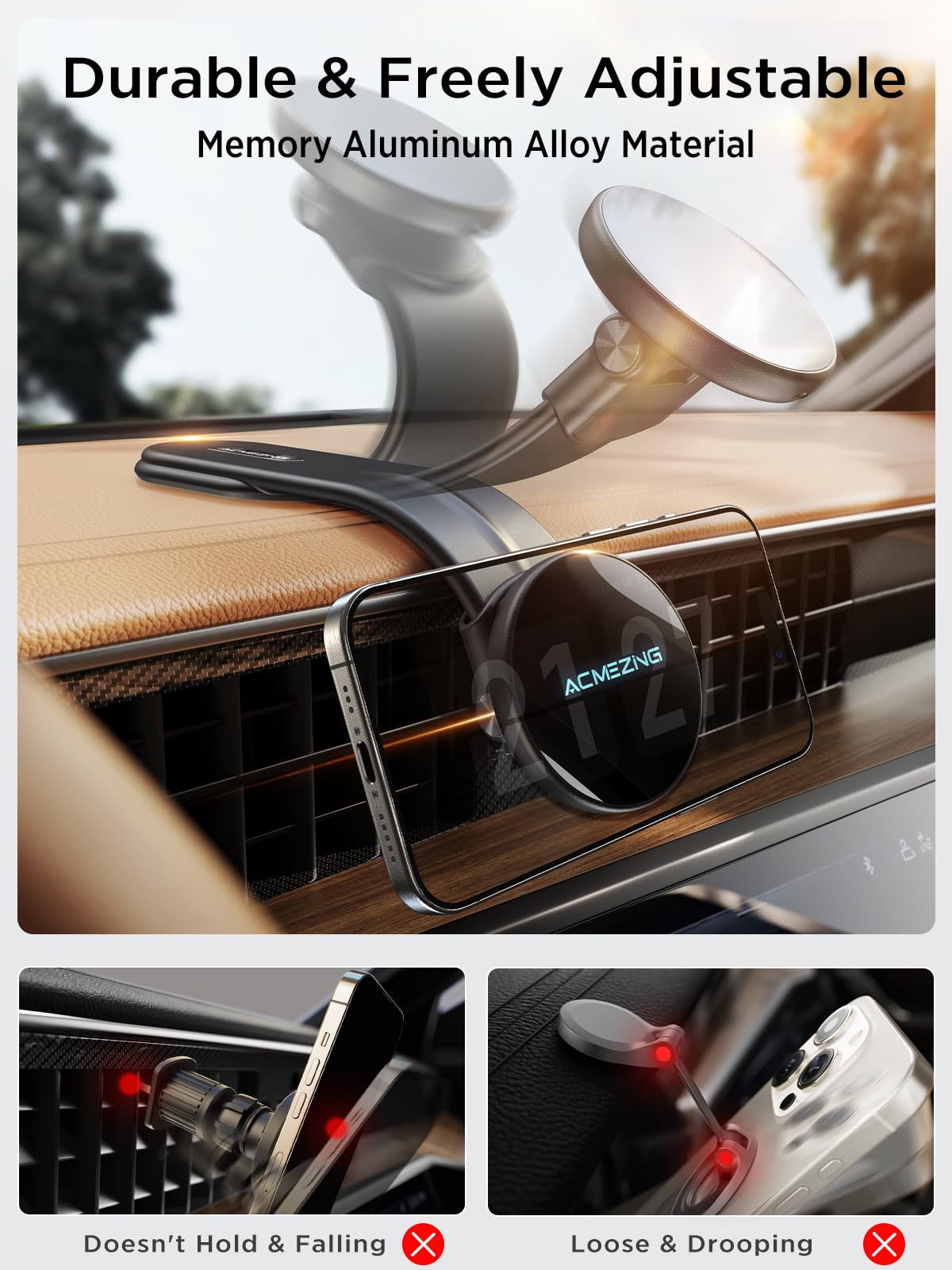 15W MagSafe Car Mount Charger