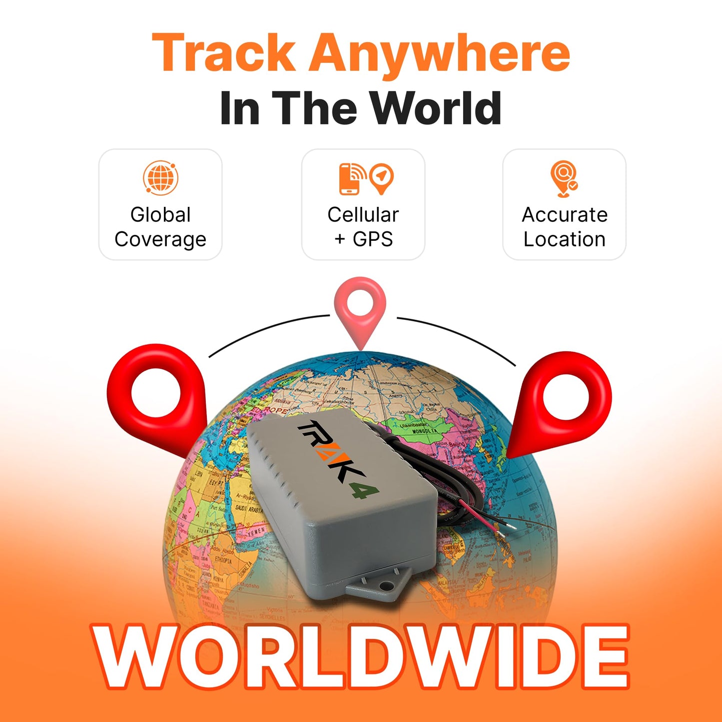 Solar GPS Tracker with Real-Time Vehicle Location