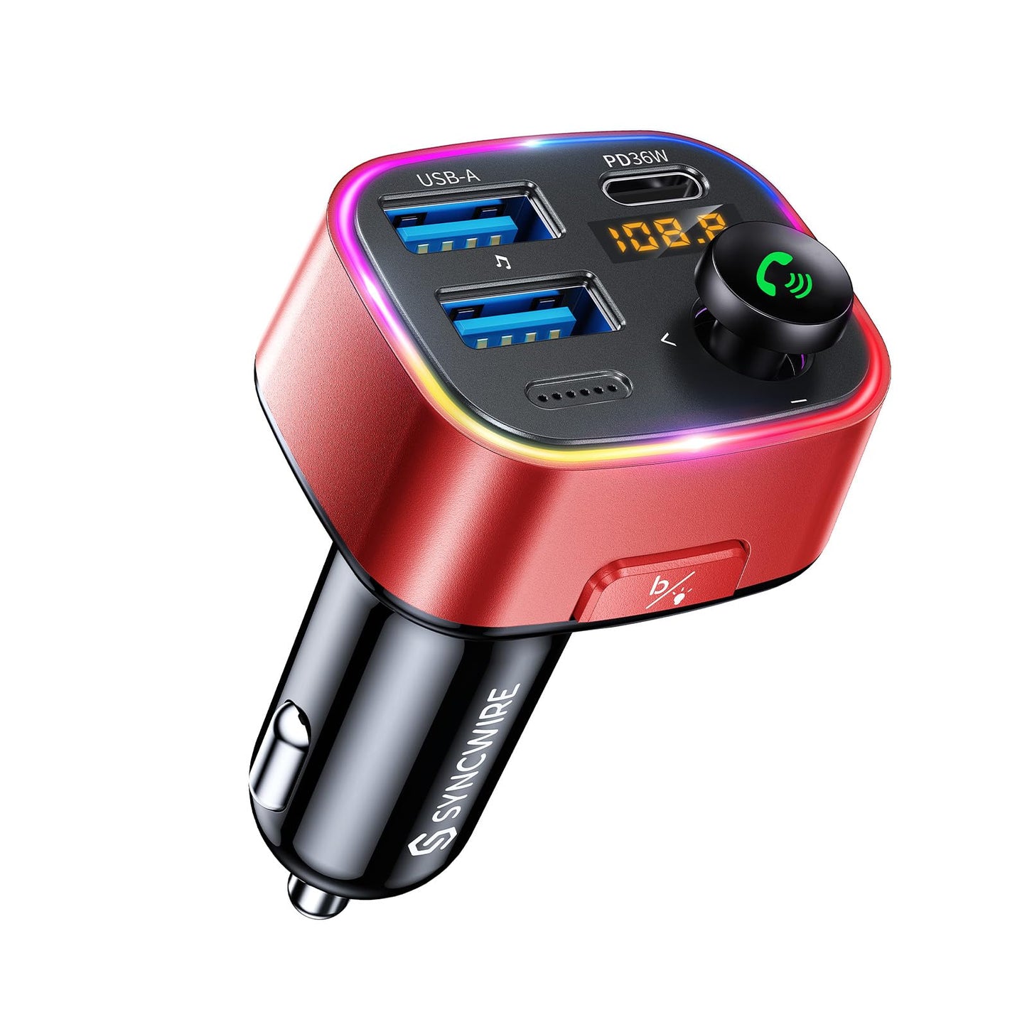 Bluetooth FM Transmitter Car Adapter