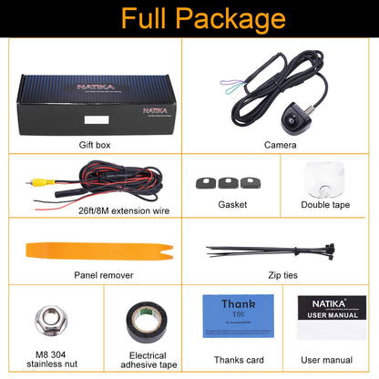 HD Waterproof Wide Angle Backup Camera