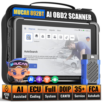 AI Bi-Directional OBD2 Car Diagnostic Scanner