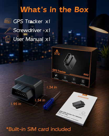 OBDII Real-Time GPS Tracker for Vehicles