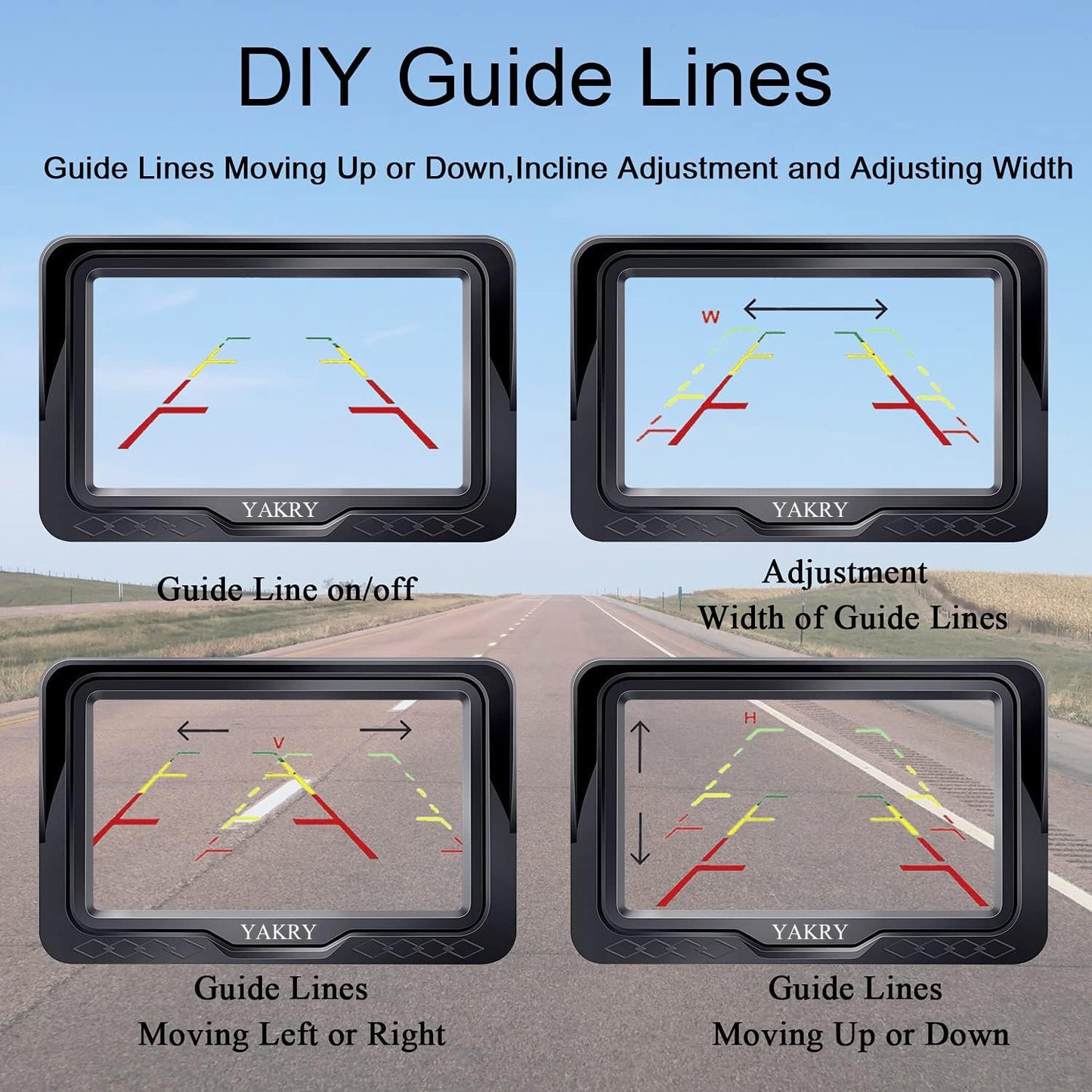 HD 1080P Waterproof Backup Camera System