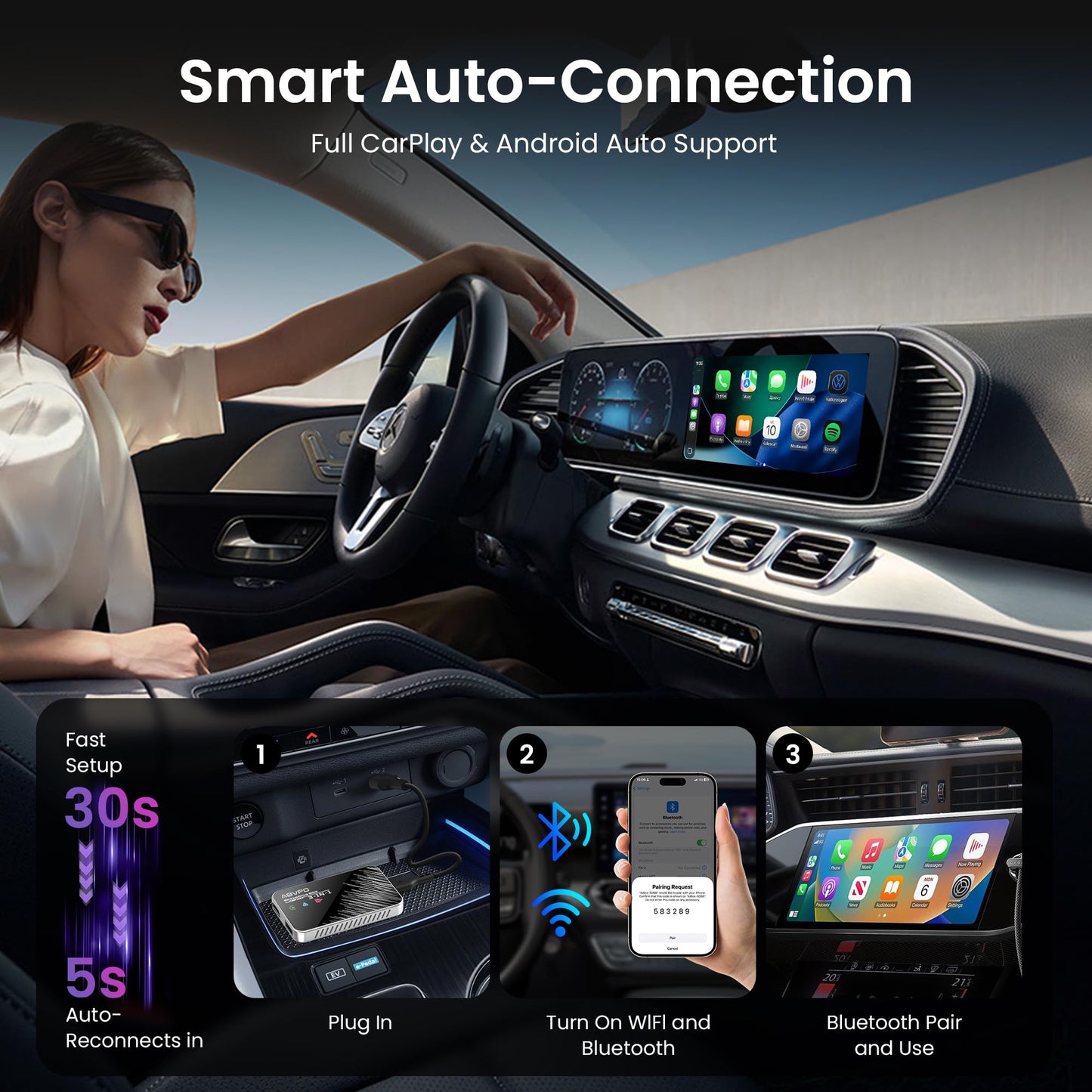 Wireless CarPlay Adapter for iPhone