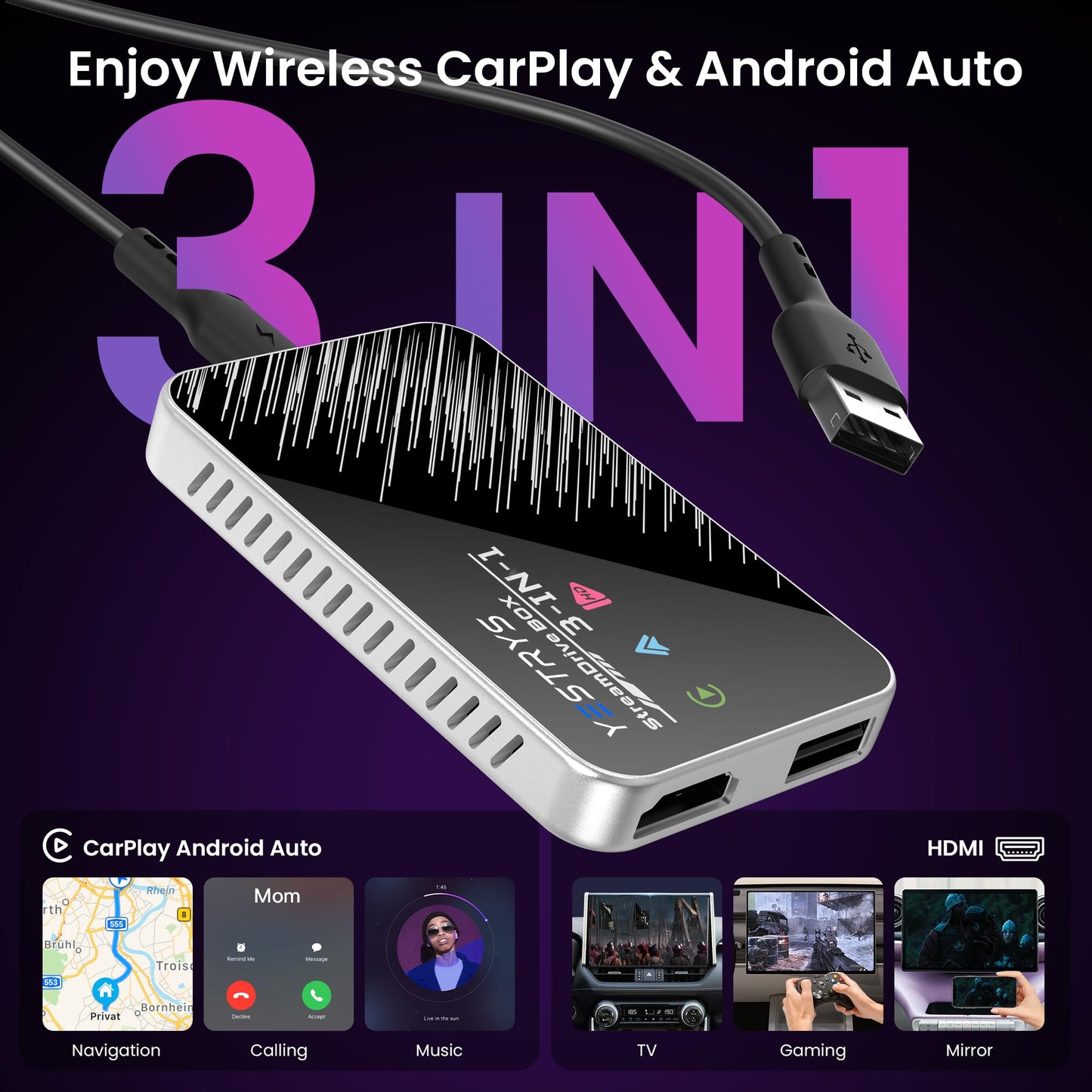 Wireless CarPlay Adapter for iPhone