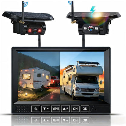 Pemacom Magnetic Solar Wireless Backup Camera