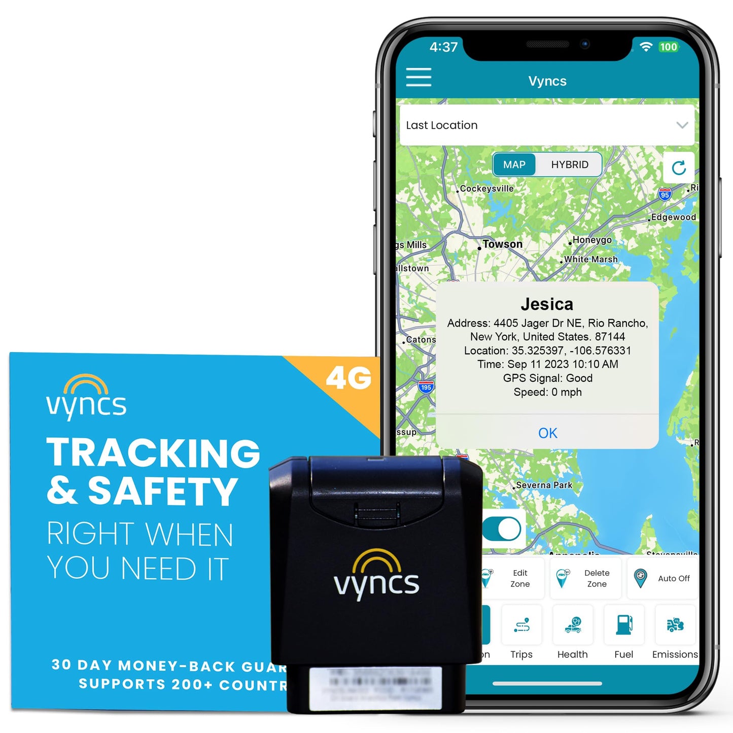 4G LTE OBD GPS Tracker for Vehicle Monitoring