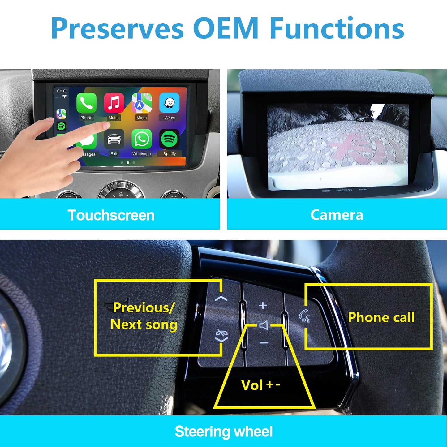 Wireless CarPlay & Android Auto Retrofit Interface