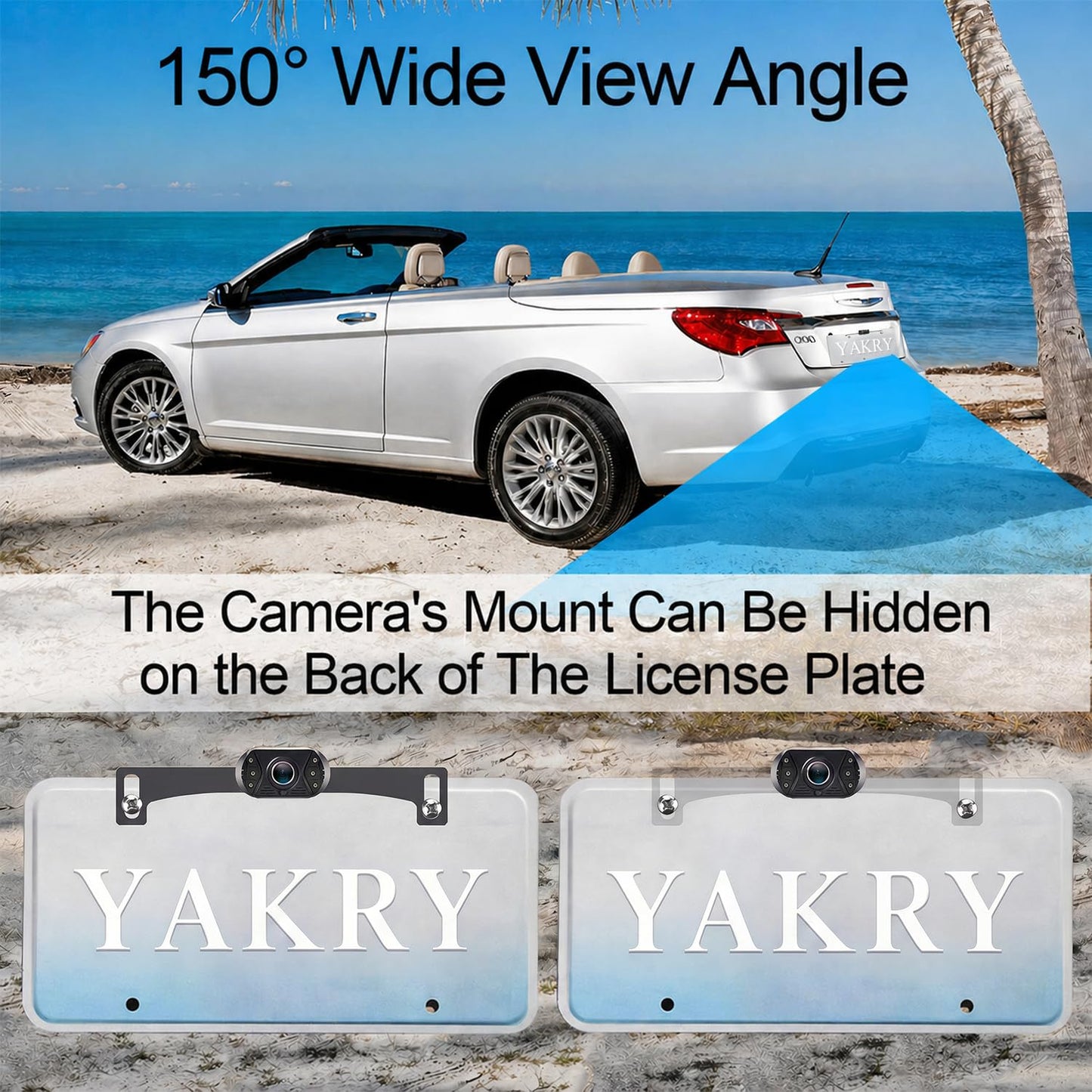 HD 1080P Waterproof Backup Camera System