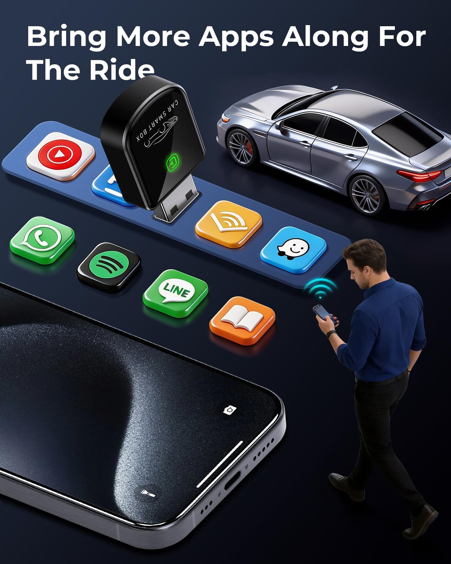 Wireless CarPlay Adapter for iPhone