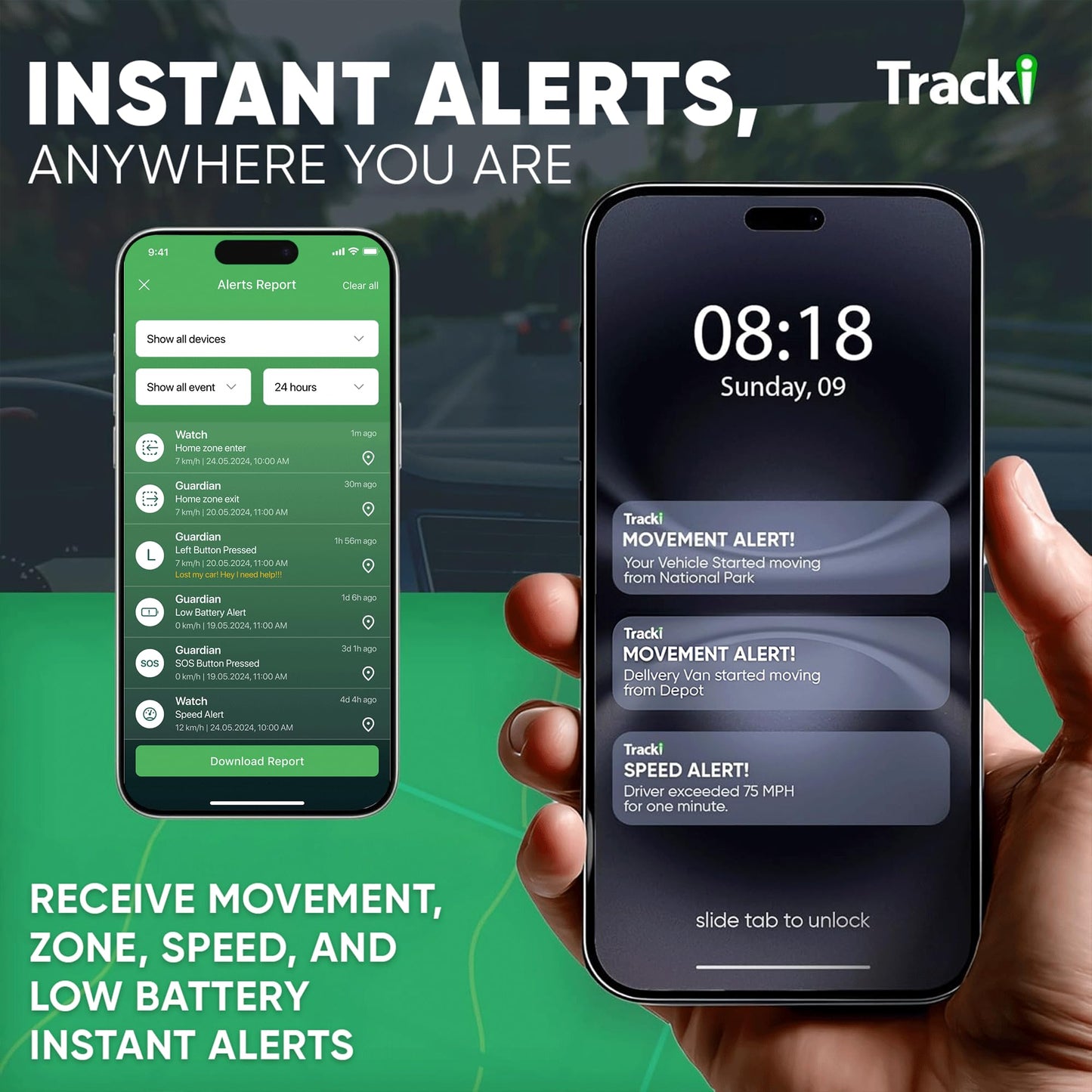 Long Battery GPS Tracker for Vehicles