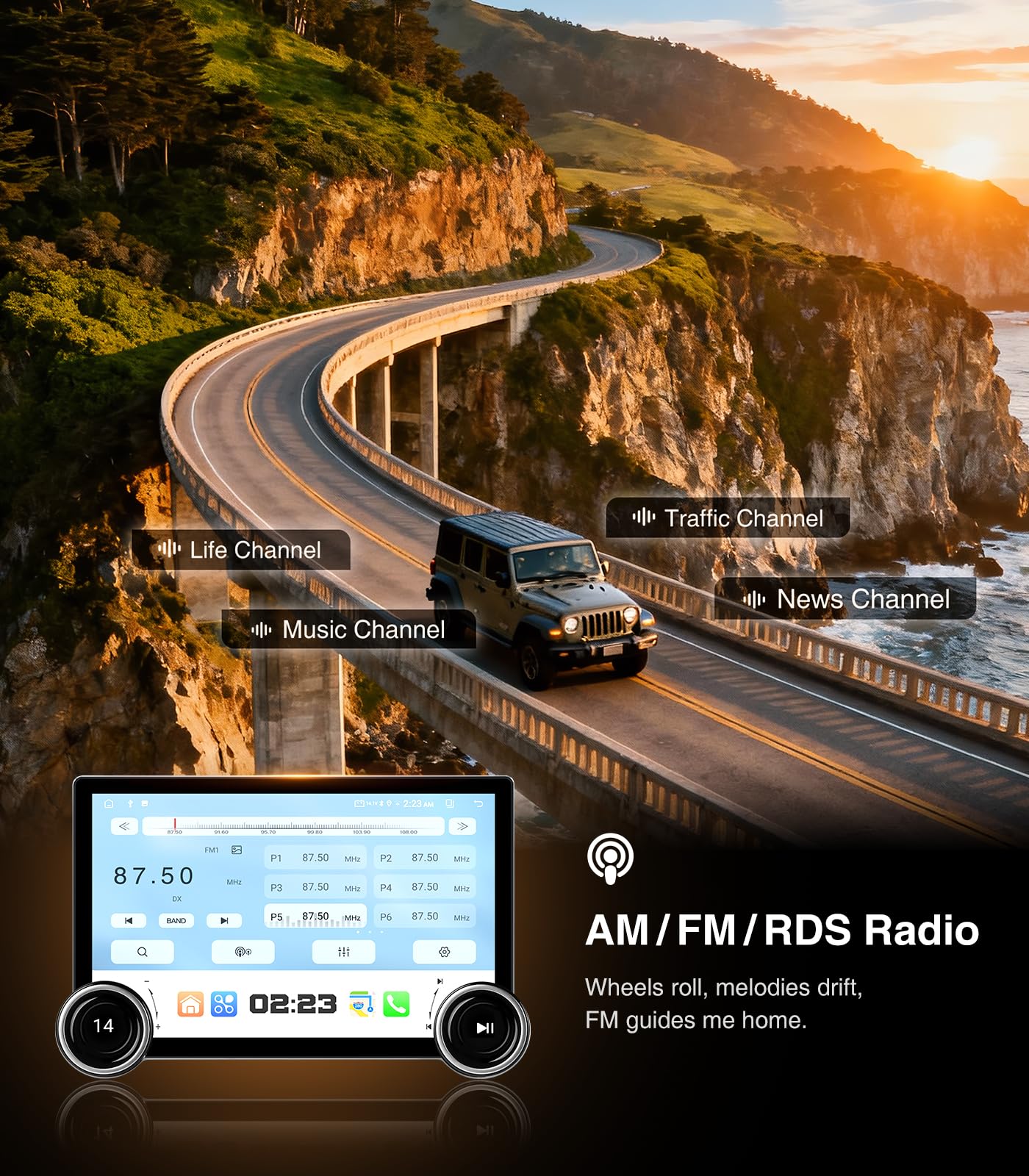 11.5-Inch Touchscreen Car Stereo with CarPlay