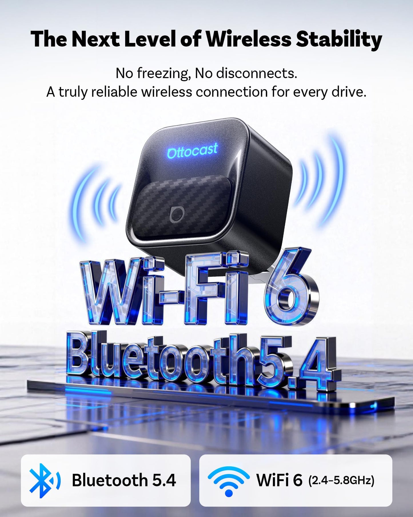2-in-1 Wireless CarPlay & Android Auto Adapter