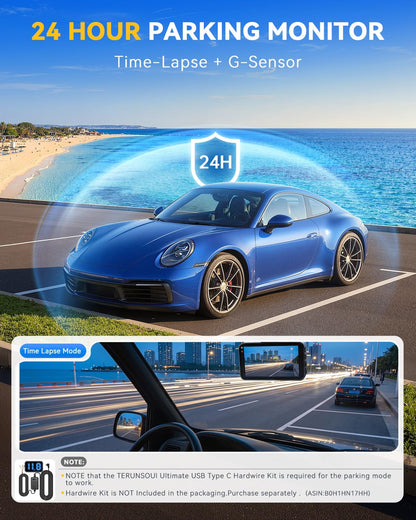 4K Dual Dash Cam with Night Vision