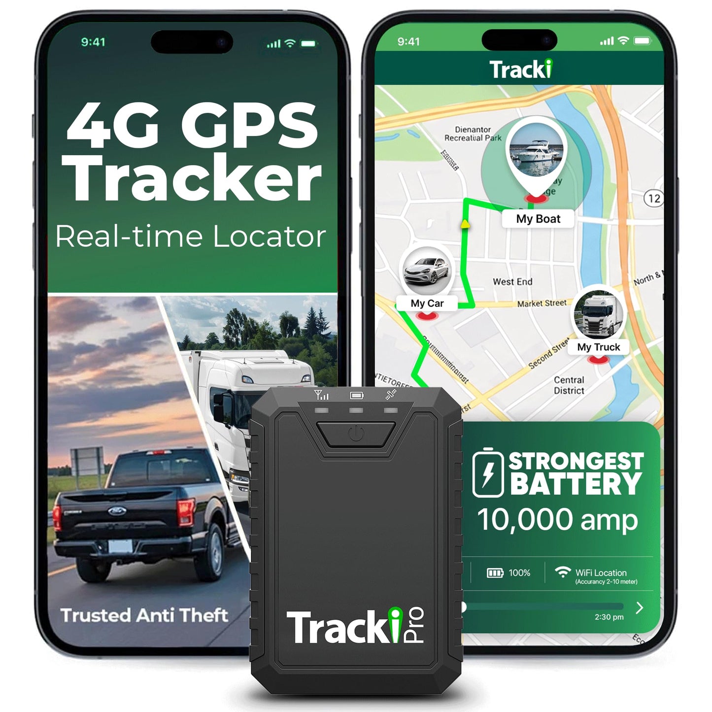 Long Battery GPS Tracker for Vehicles