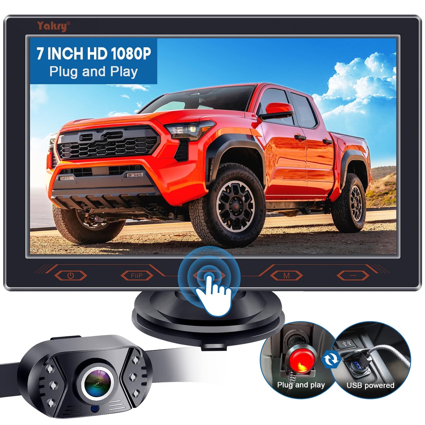 HD 1080P Waterproof Backup Camera System